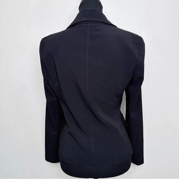 Joseph Ribkoff  Womens 8 Stretch Button Jersey Career Blazer In Black - Picture 2 of 14